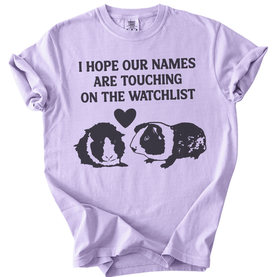 I Hope Our Names Are Touching On The Watchlist Tee