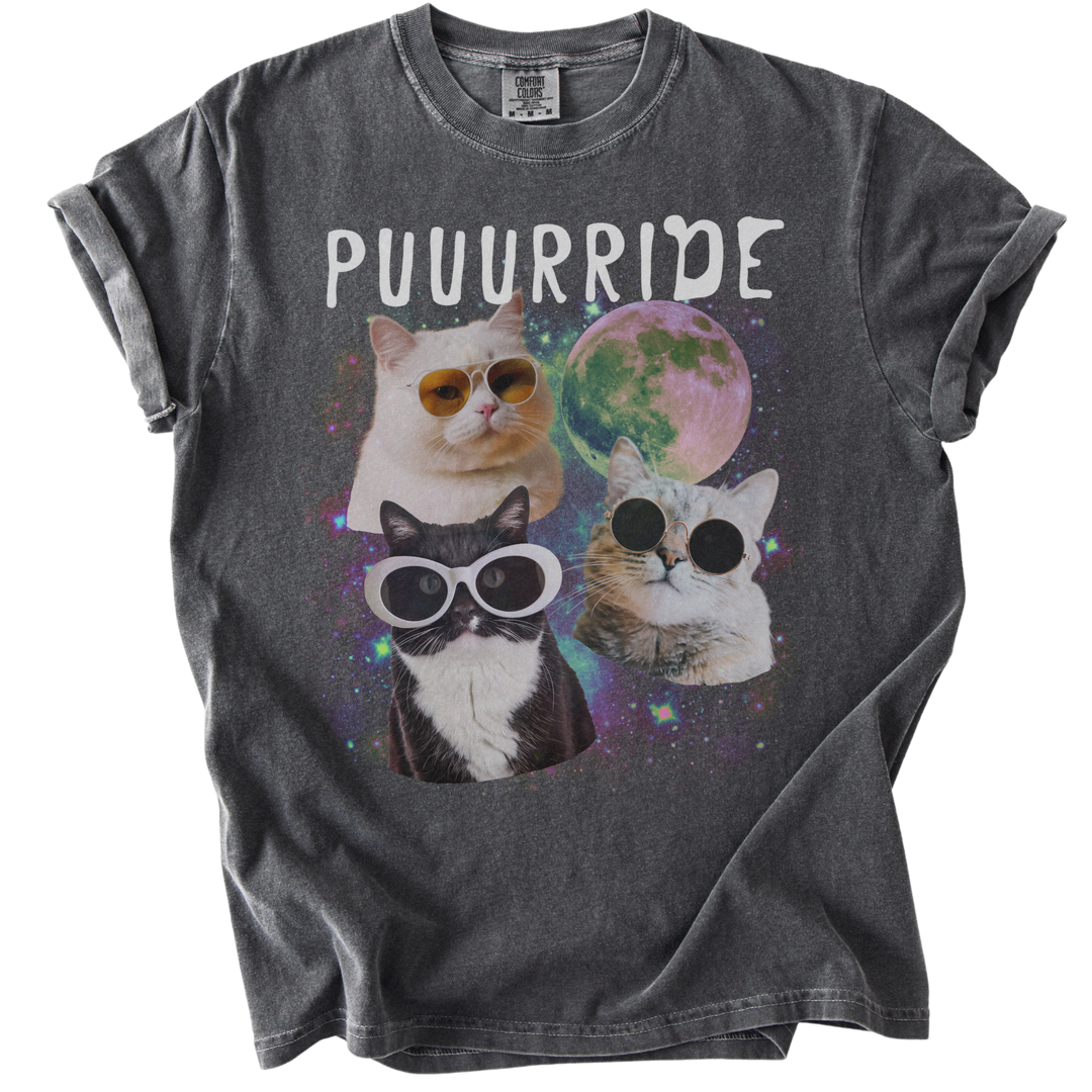 Puuurride Cats in Space Tee