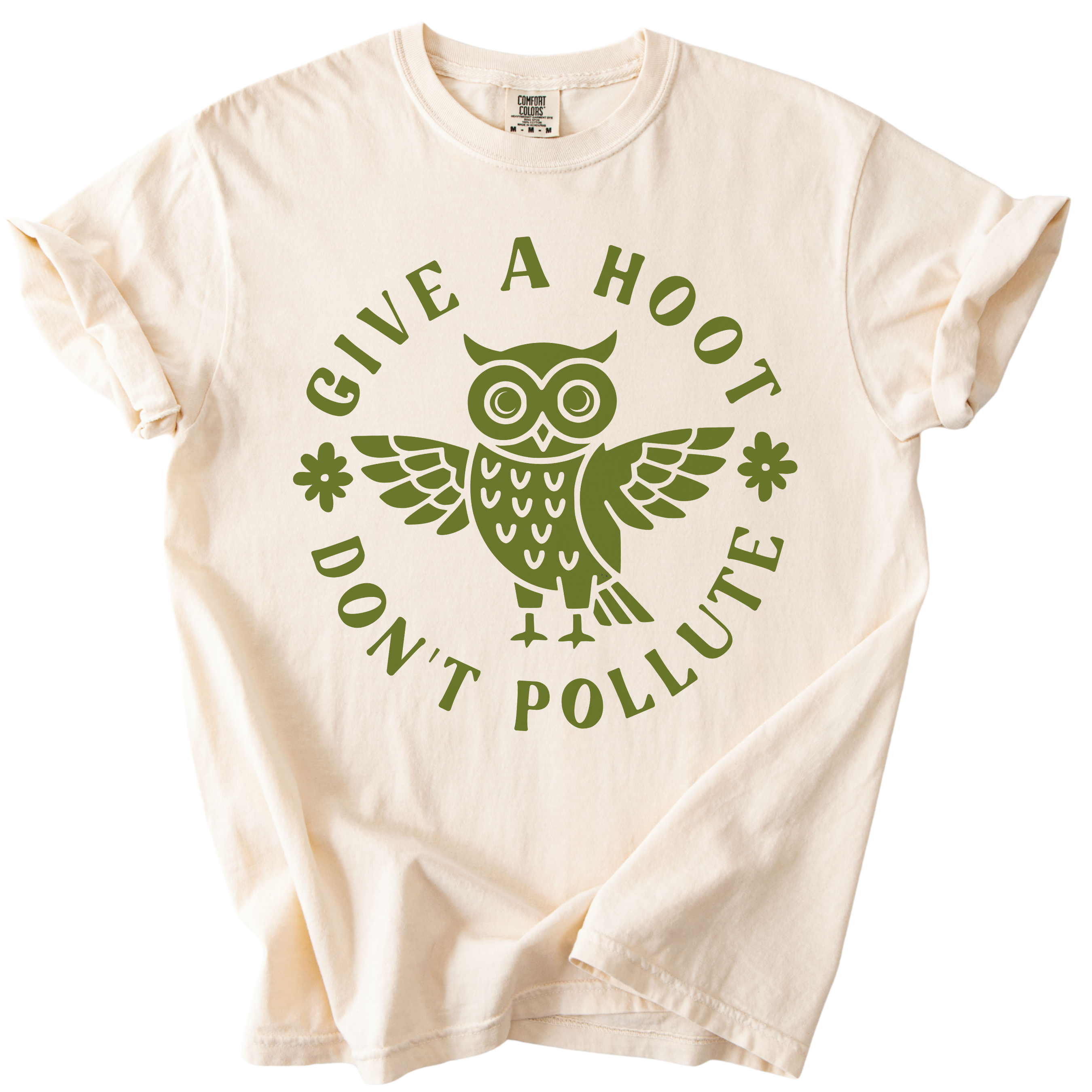 Give a Hoot Don't Pollute Tee