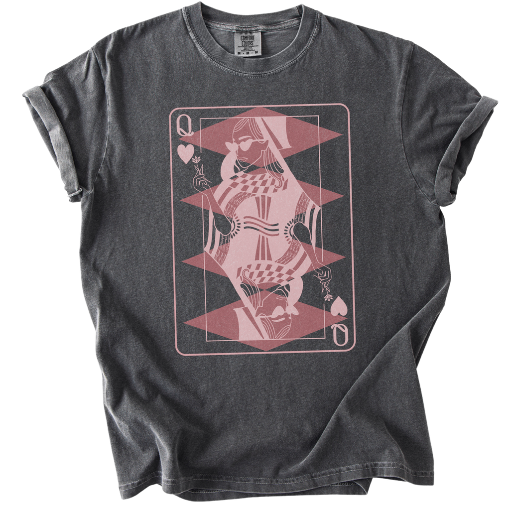 Subtle Fuck Trump Queen of Hearts Tee