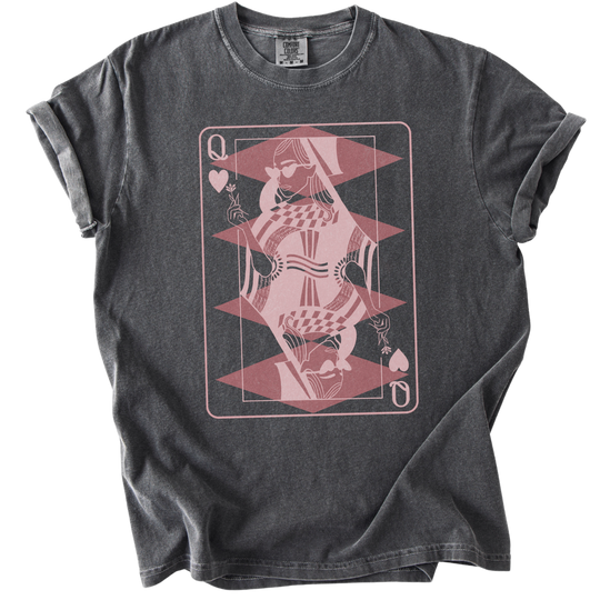 Subtle Fuck Trump Queen of Hearts Tee