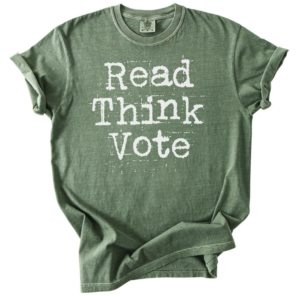 Read Think Vote Tee