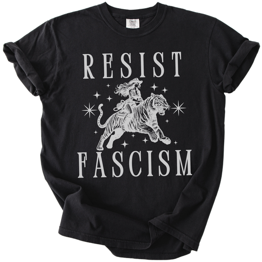 Resist Fascism Cowgirl Tee