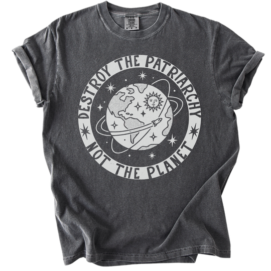 Destroy the Patriarchy Not The Planet Tee