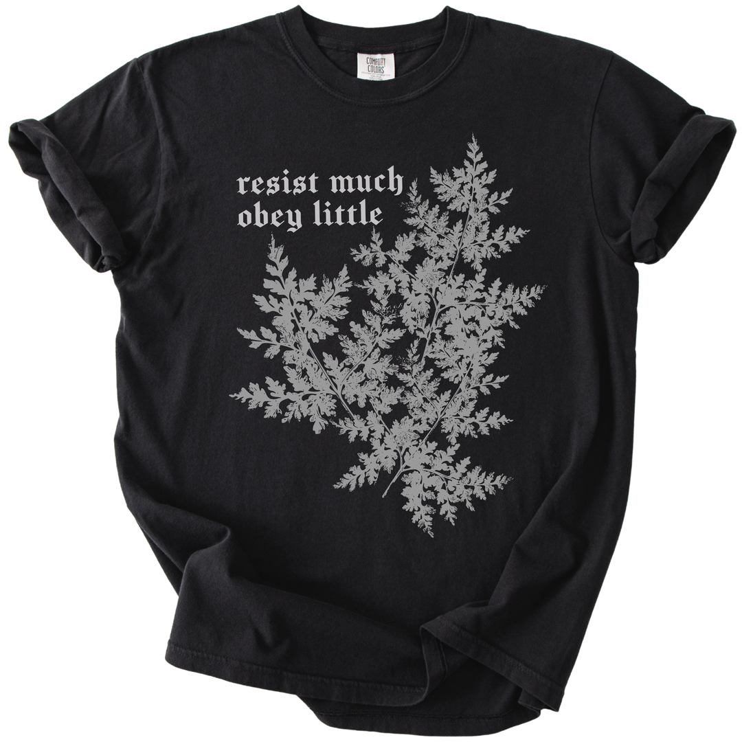 Resist Much Obey Little Fern Tee