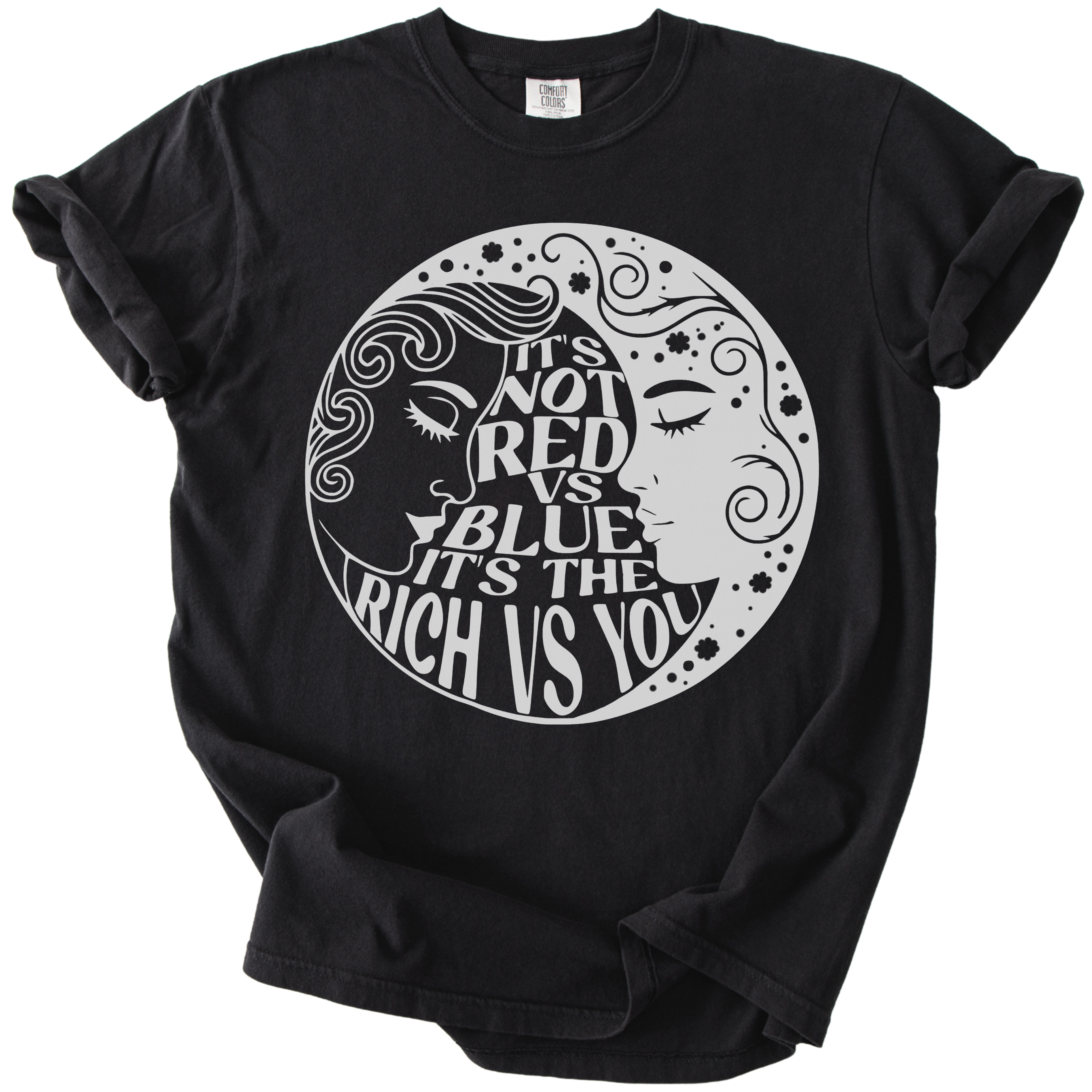 Not Red Vs Blue It's Rich Vs You Tee