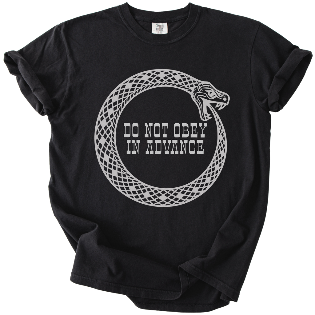 Do Not Obey in Advance Snake Tee