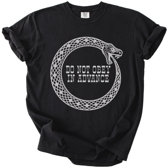 Do Not Obey in Advance Snake Tee