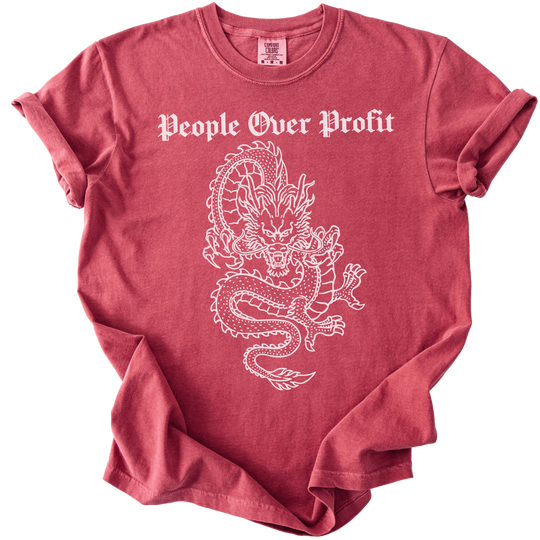 Dragon People Over Profit Tee