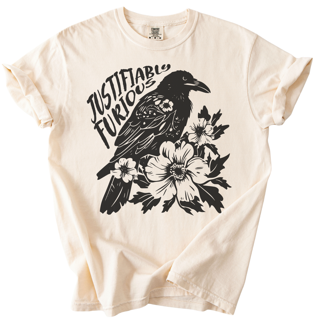 Justifiably Furious Crow Tee
