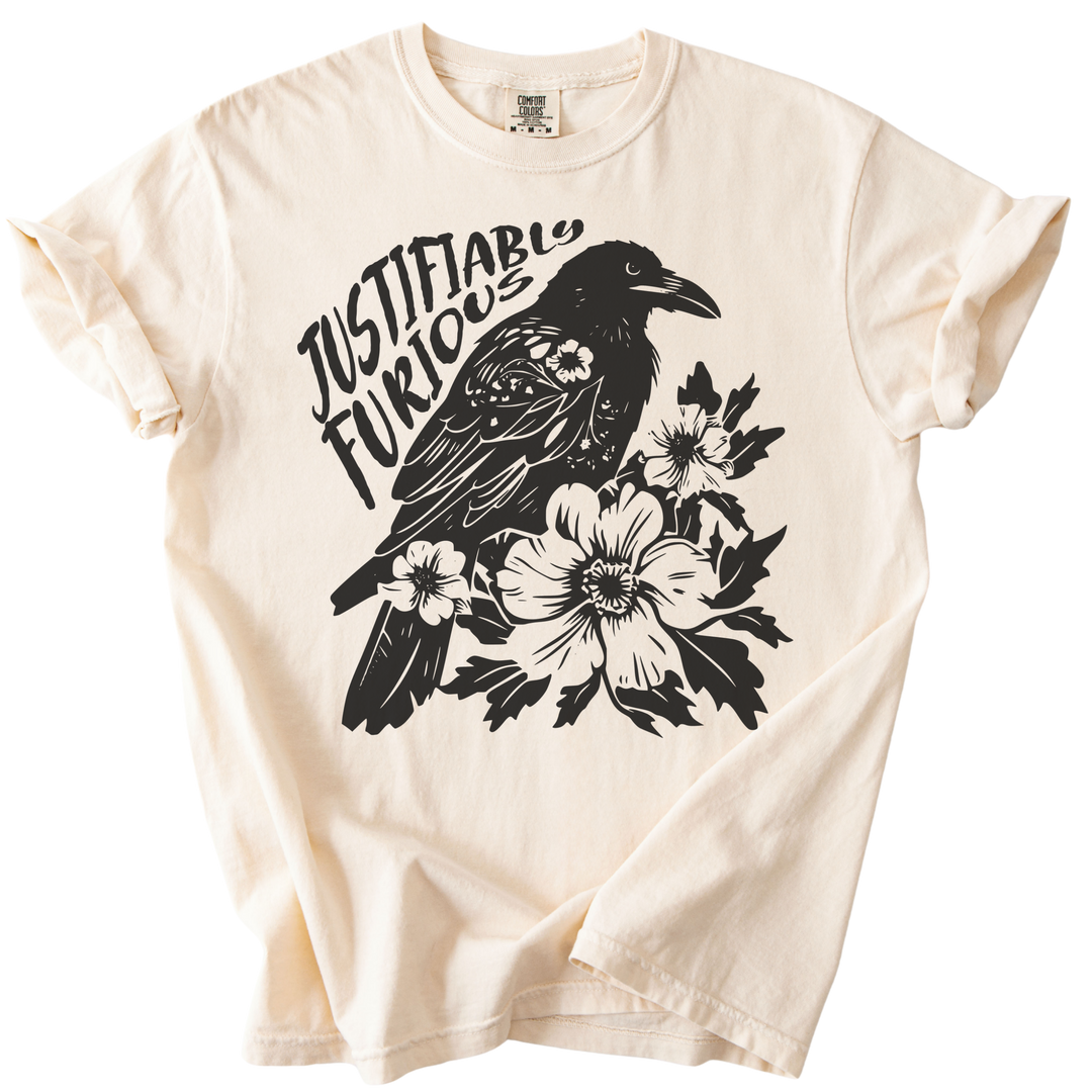 Justifiably Furious Crow Tee