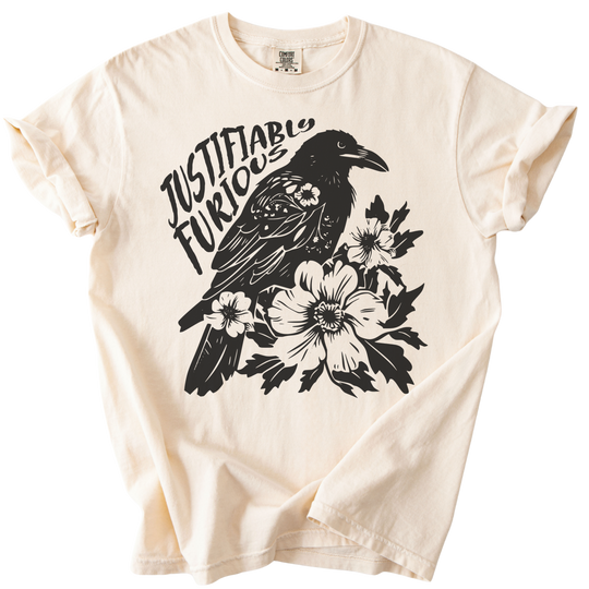 Justifiably Furious Crow Tee