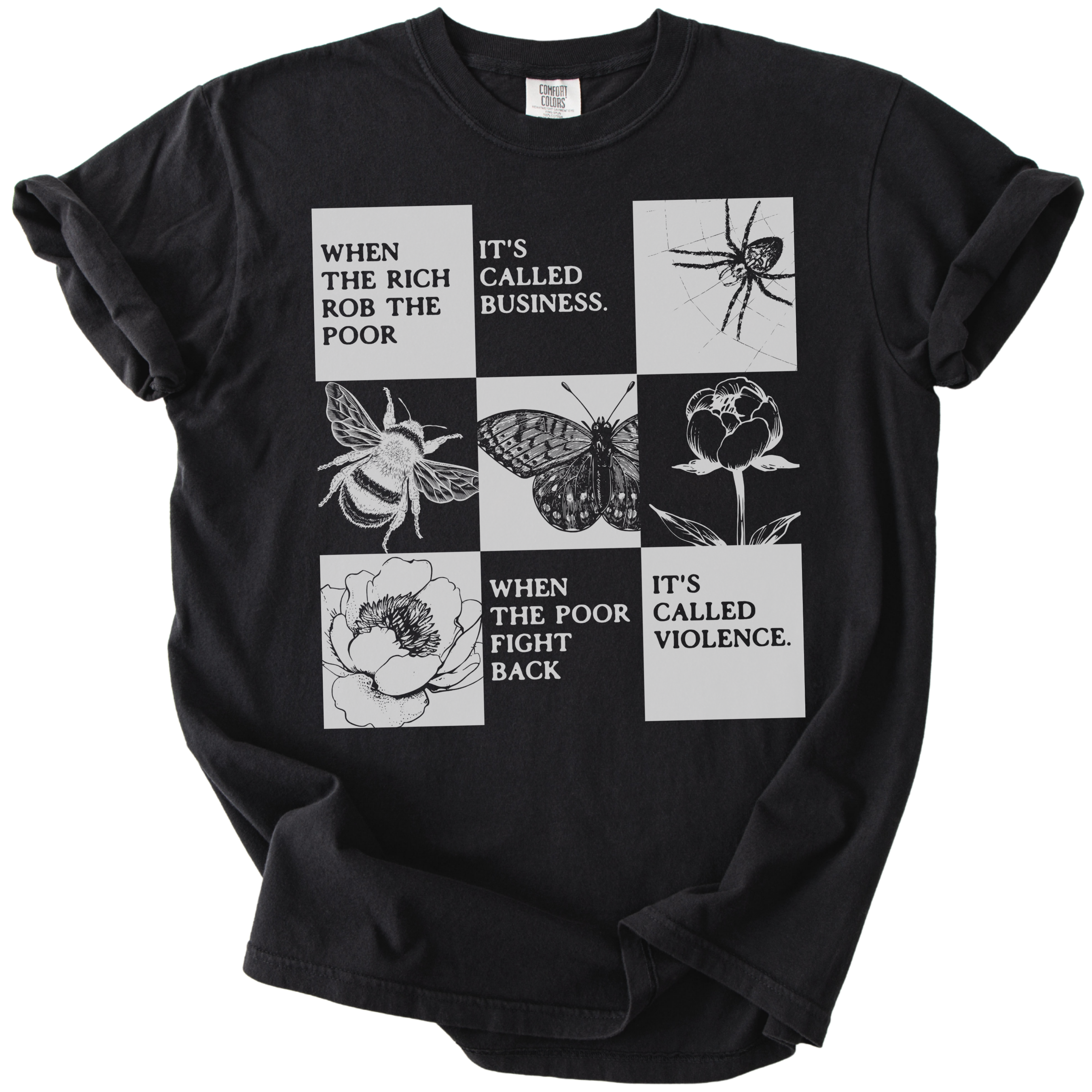 When The Rich Rob The Poor Tee