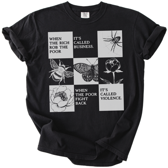 When The Rich Rob The Poor Tee