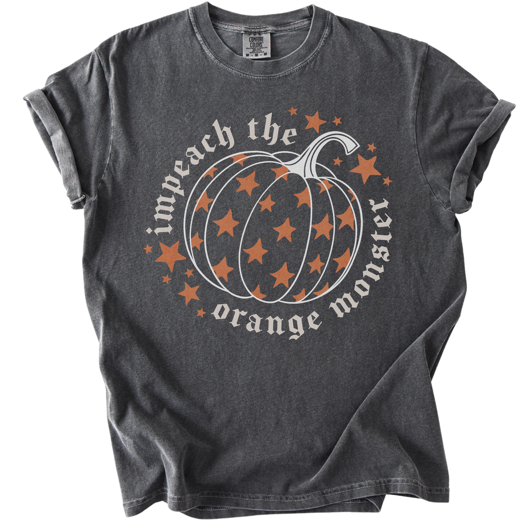 Impeach The Orange Monster Pumpkin Tee