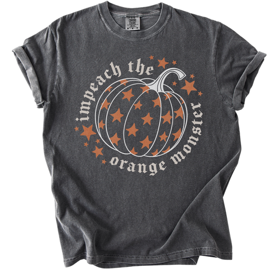 Impeach The Orange Monster Pumpkin Tee