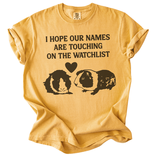 I Hope Our Names Are Touching On The Watchlist Tee