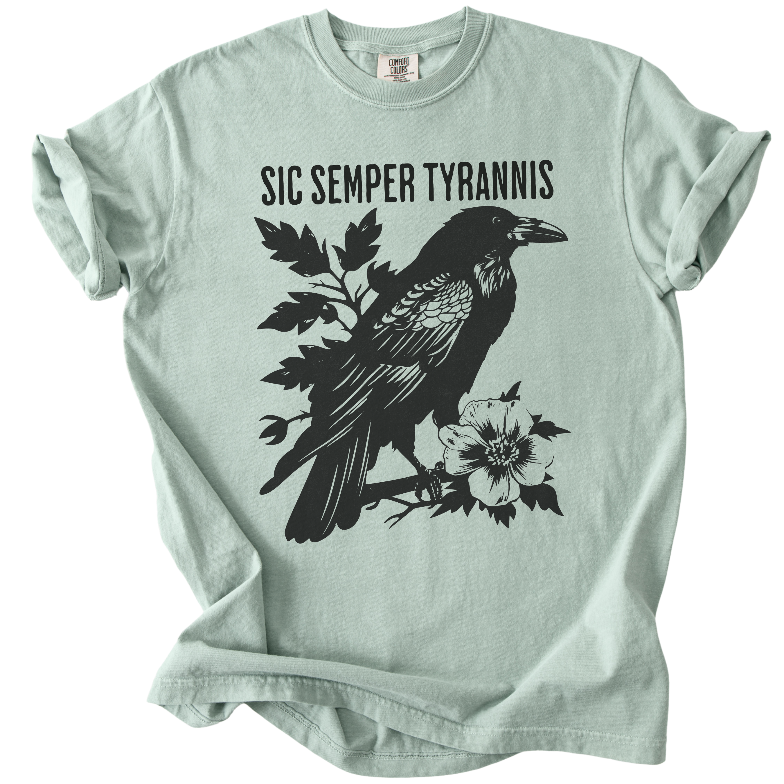 Sic Semper Tyrannis Raven Tee