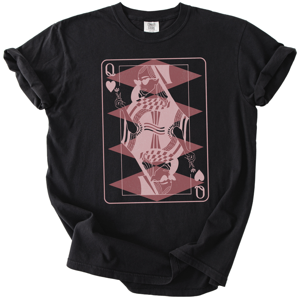 Subtle Fuck Trump Queen of Hearts Tee