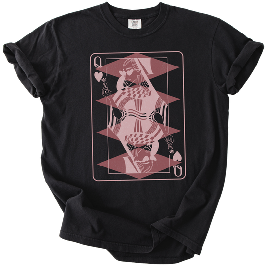 Subtle Fuck Trump Queen of Hearts Tee