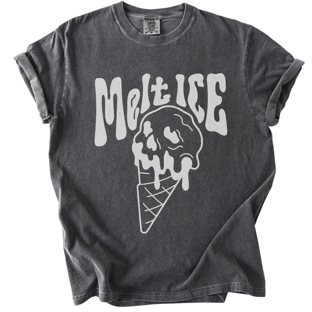 Melt Ice Ice Cream Skull Tee