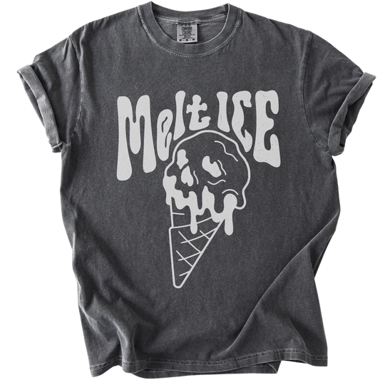 Melt Ice Ice Cream Skull Tee