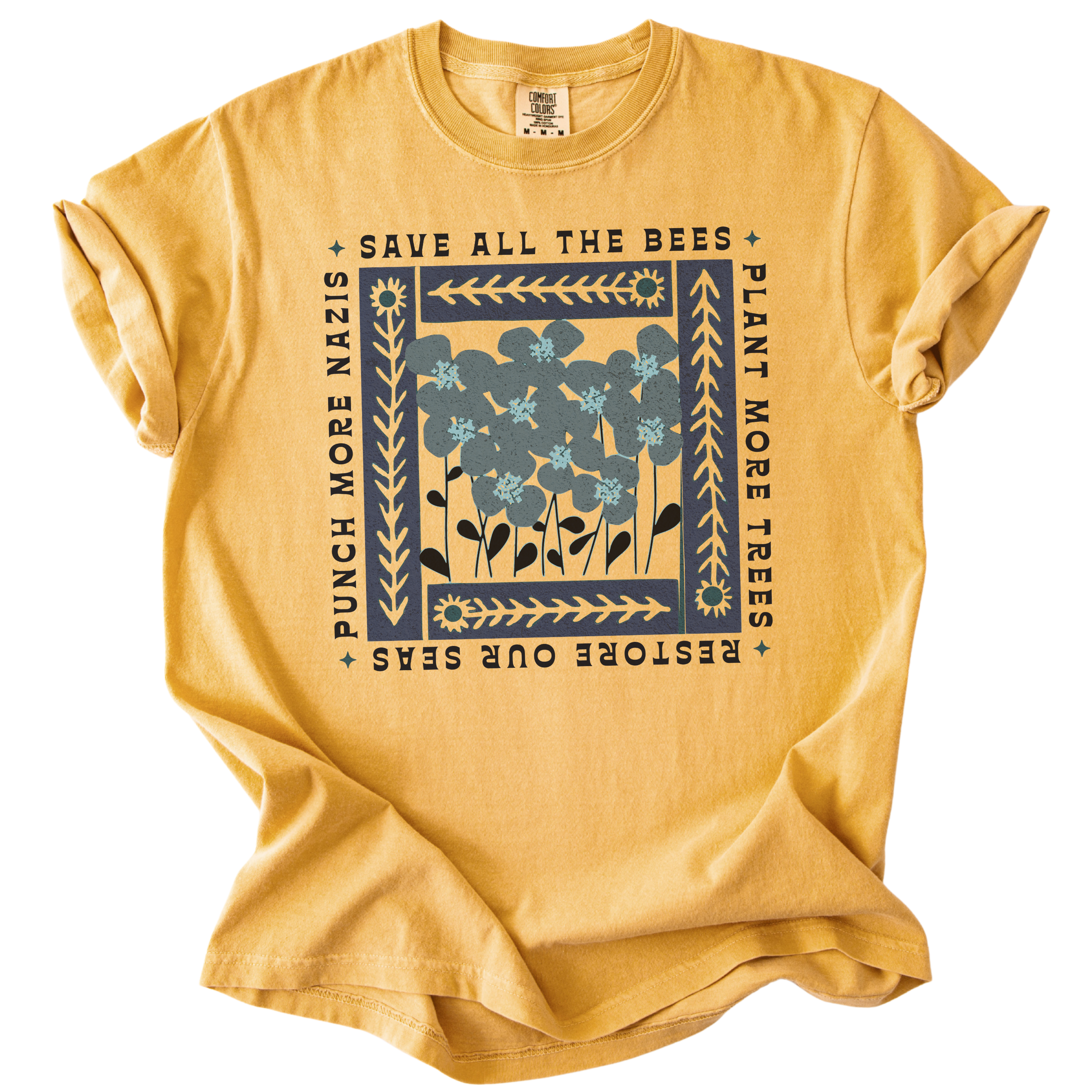 Save All The Bees Punch More Nazis Tee