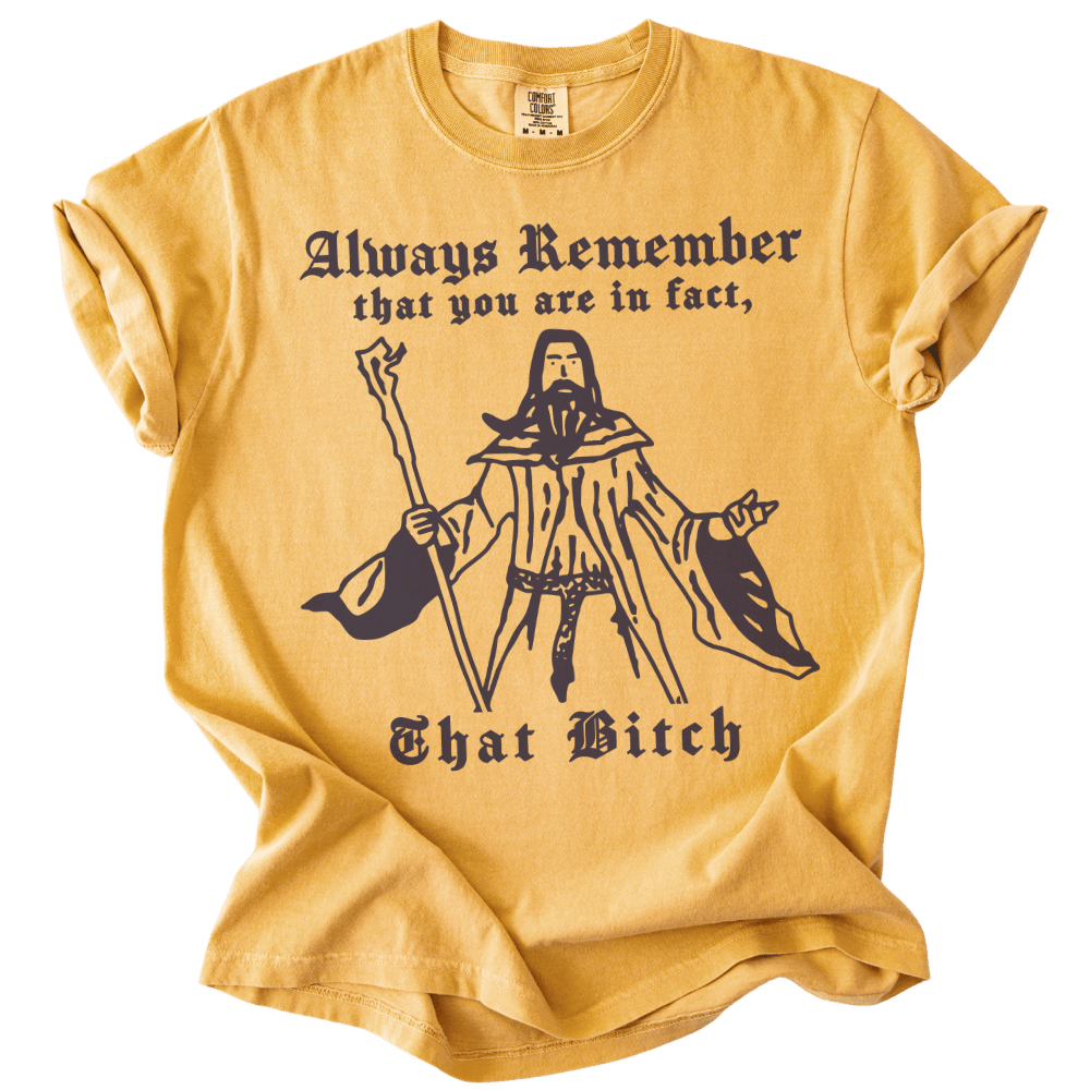 Always Remember You Are In Fact That Bitch Tee