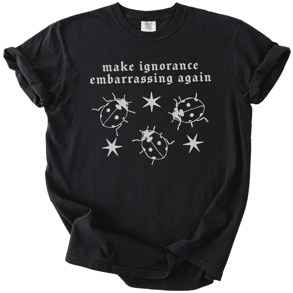 Ladybug Make Ignorance Embarrassing Again Tee
