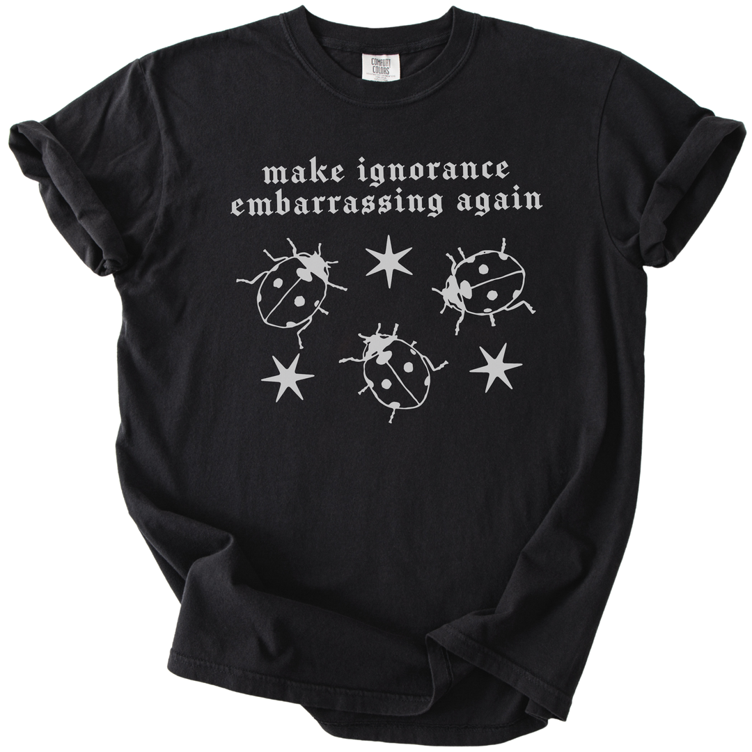 Ladybug Make Ignorance Embarrassing Again Tee
