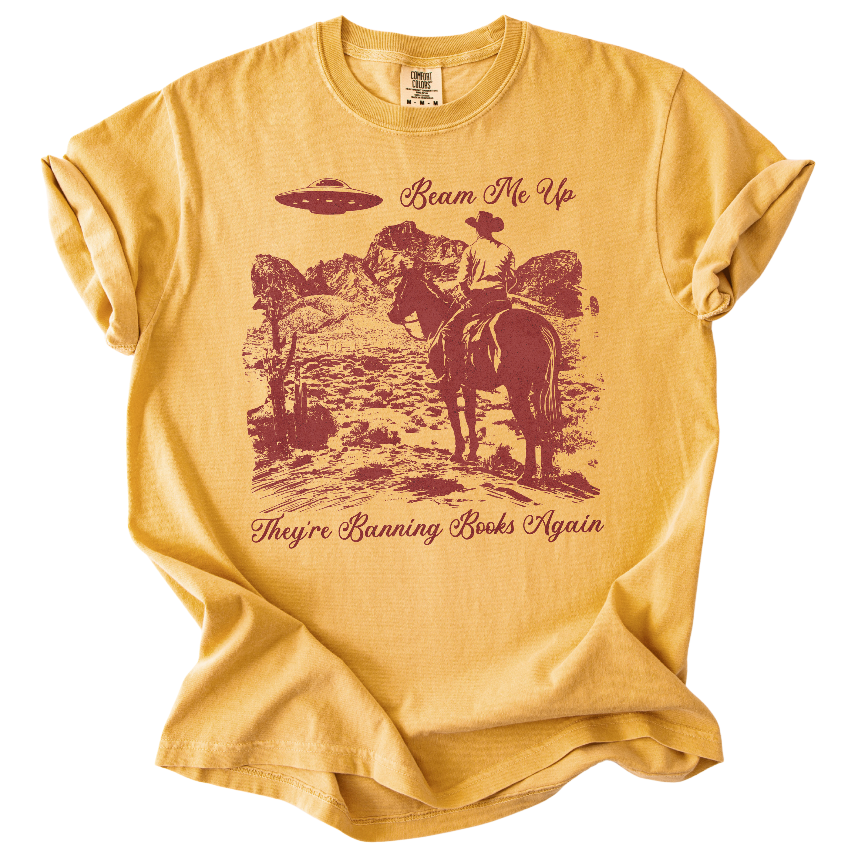 Beam Me Up They're Banning Books Again Tee
