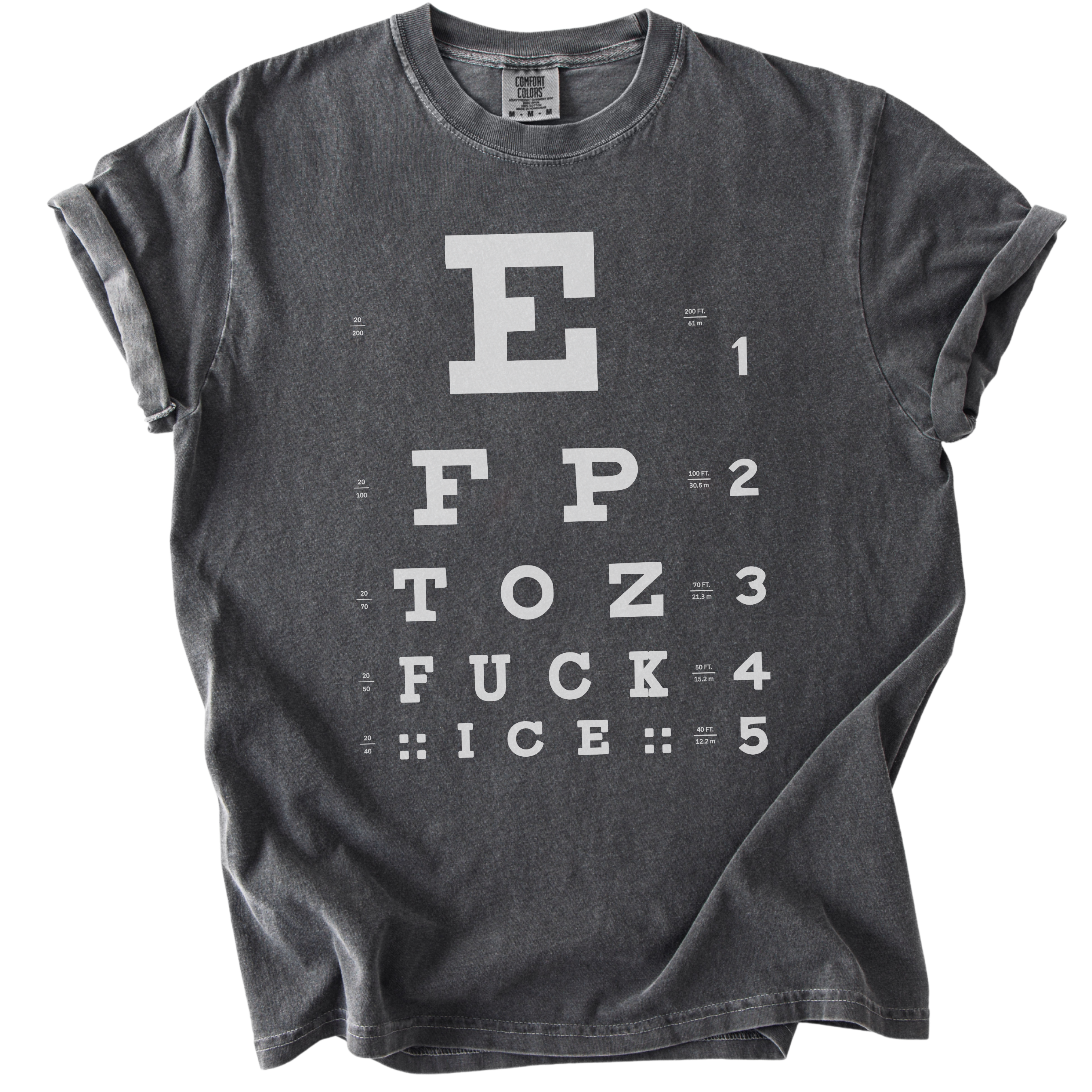 Eye Exam Subtle Fuck ICE Tee