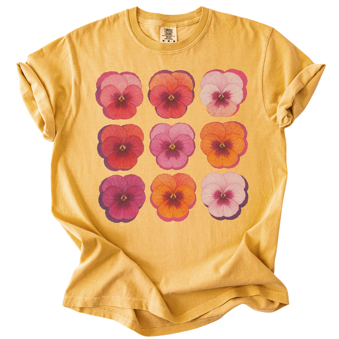 Lesbian WLW Pride Pansies Tee