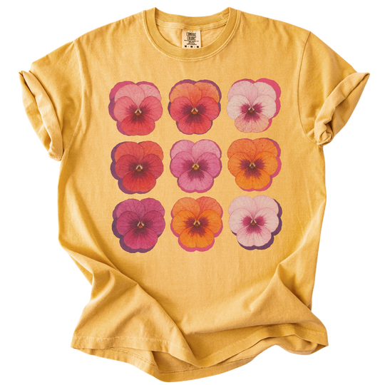 Lesbian WLW Pride Pansies Tee