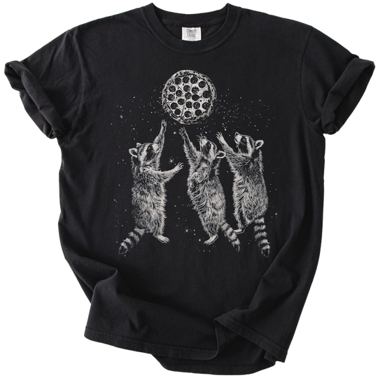 Raccoons &amp; A Pizza Moon Tee