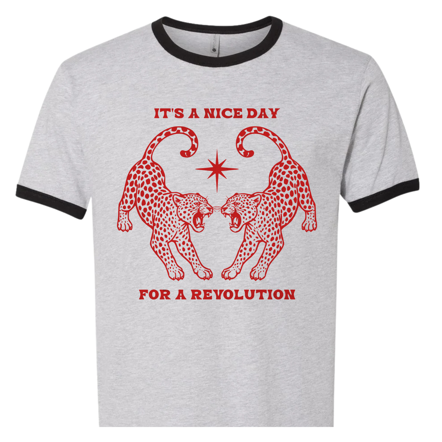 Nice Day For A Revolution Ringer Tee