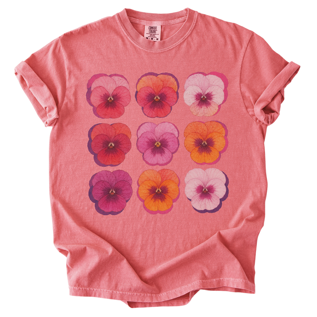 Lesbian WLW Pride Pansies Tee