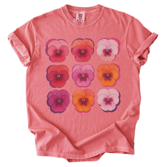 Lesbian WLW Pride Pansies Tee