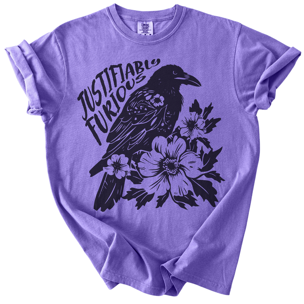 Justifiably Furious Crow Tee