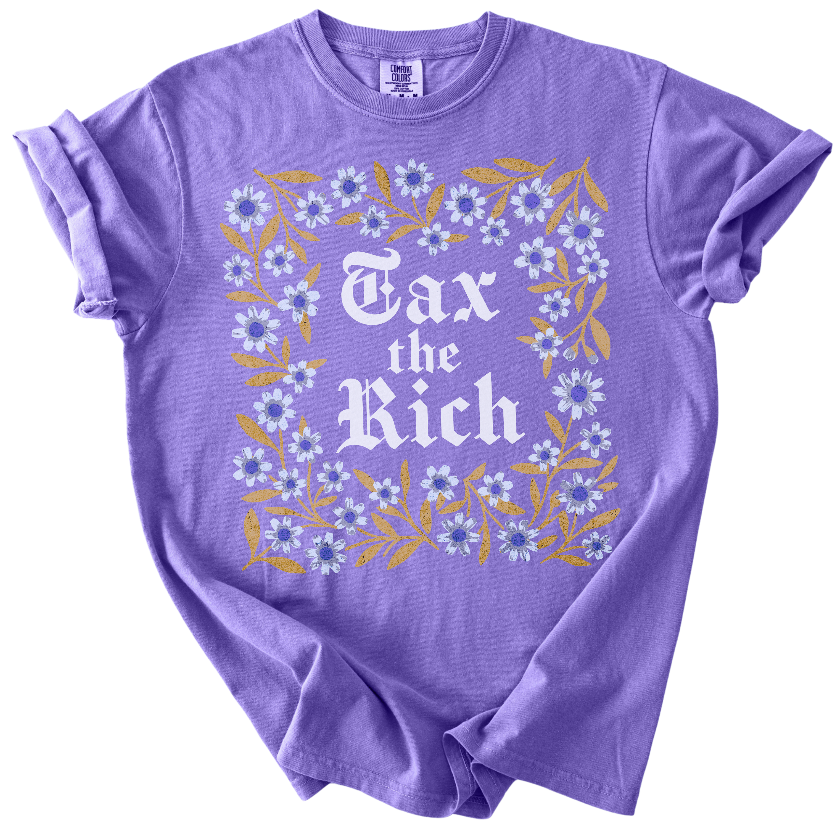 Tax The Rich Floral Tee