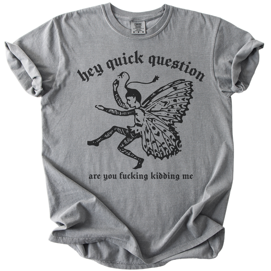 Hey Quick Question Are You Fucking Kidding Me? Tee