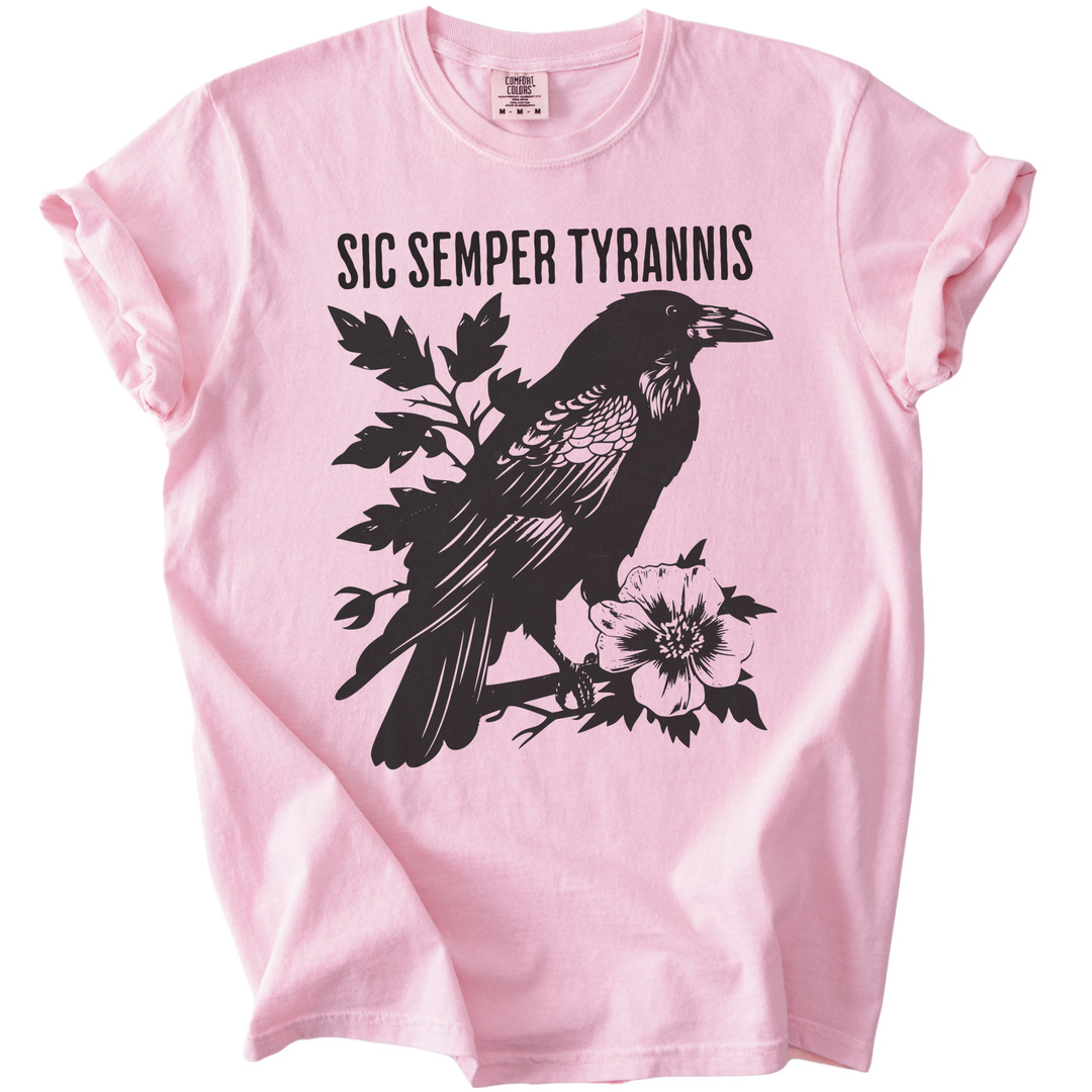 Sic Semper Tyrannis Raven Tee