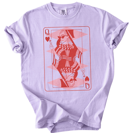 Subtle Fuck Trump Queen of Hearts Tee