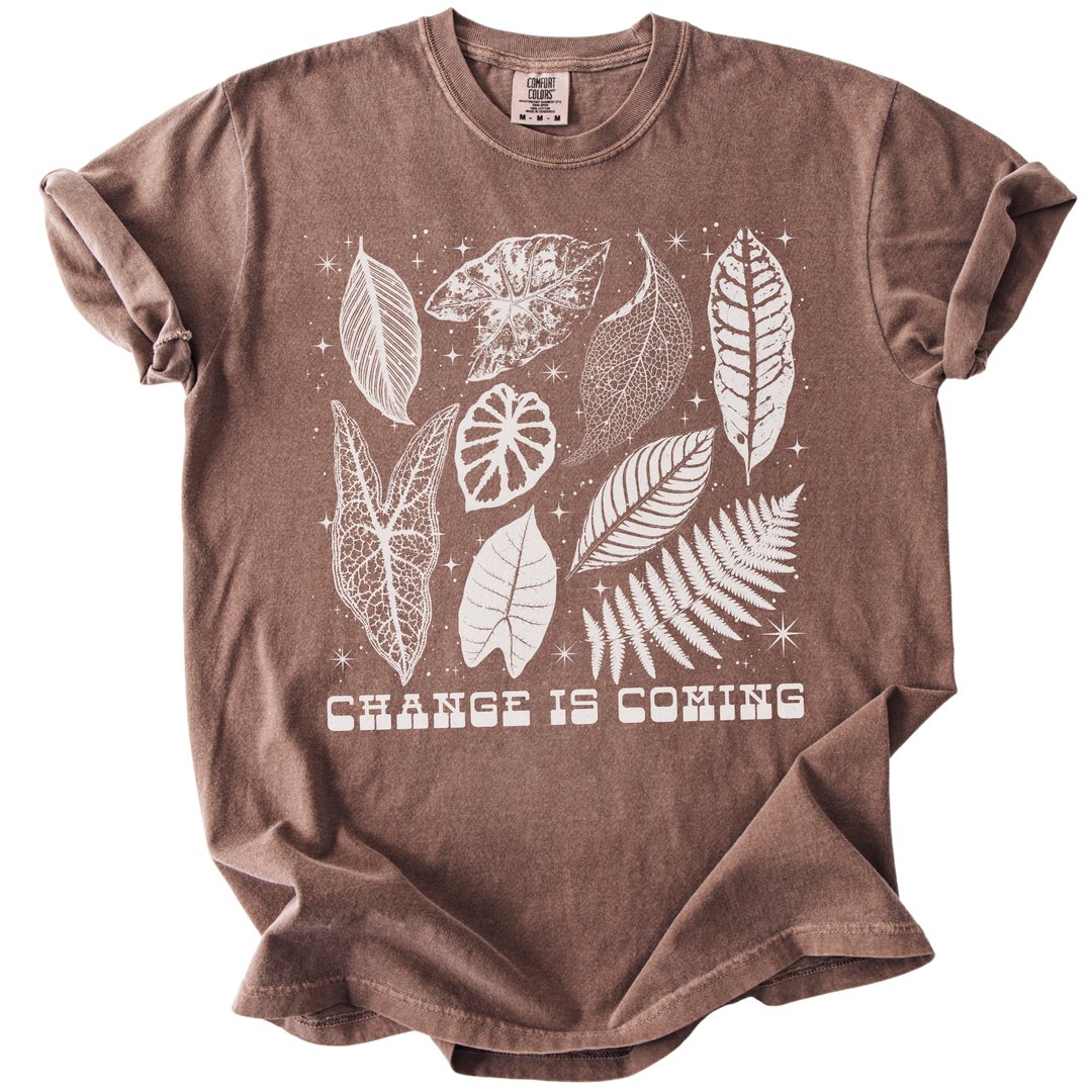 Change is Coming Leaves Tee