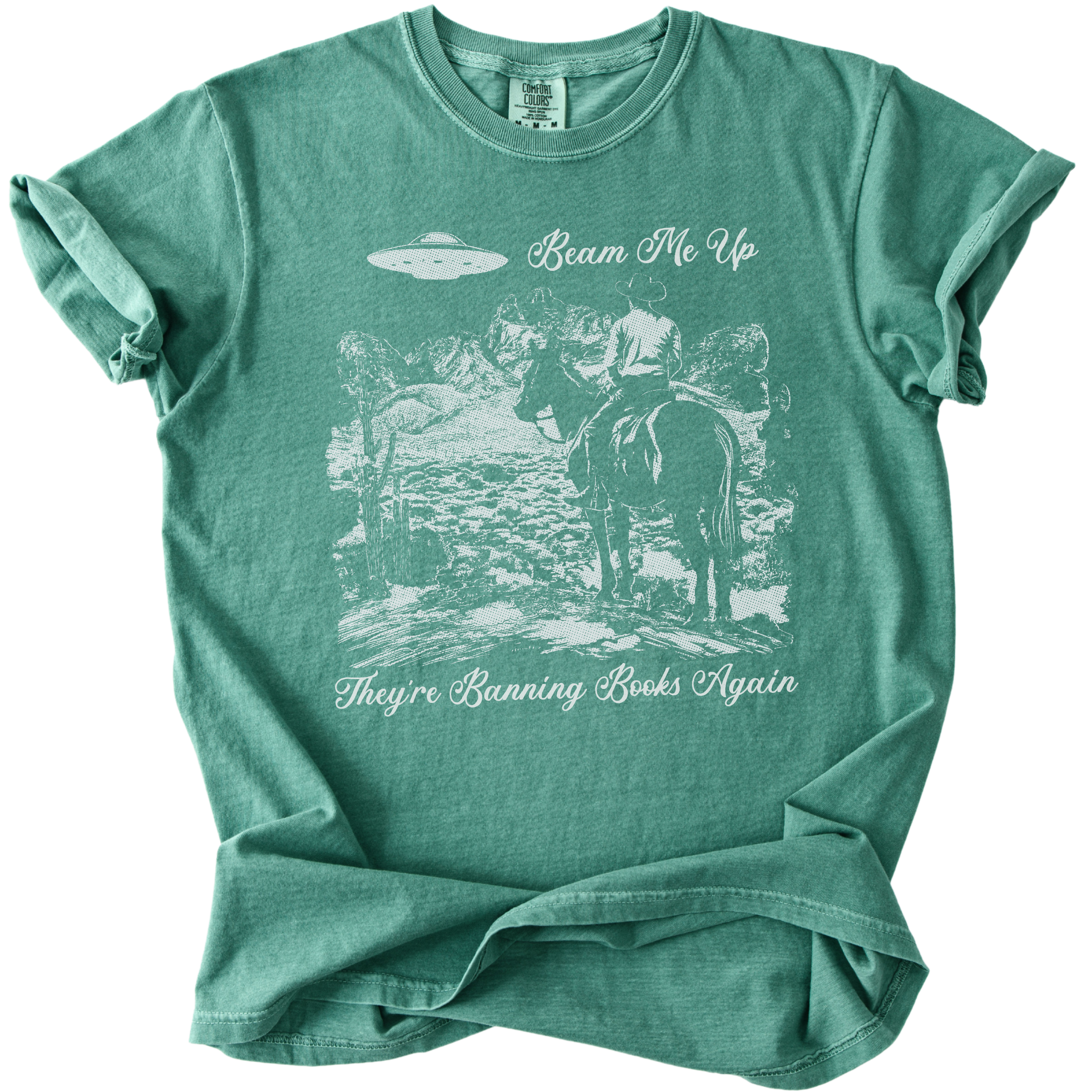 Beam Me Up They're Banning Books Again Tee