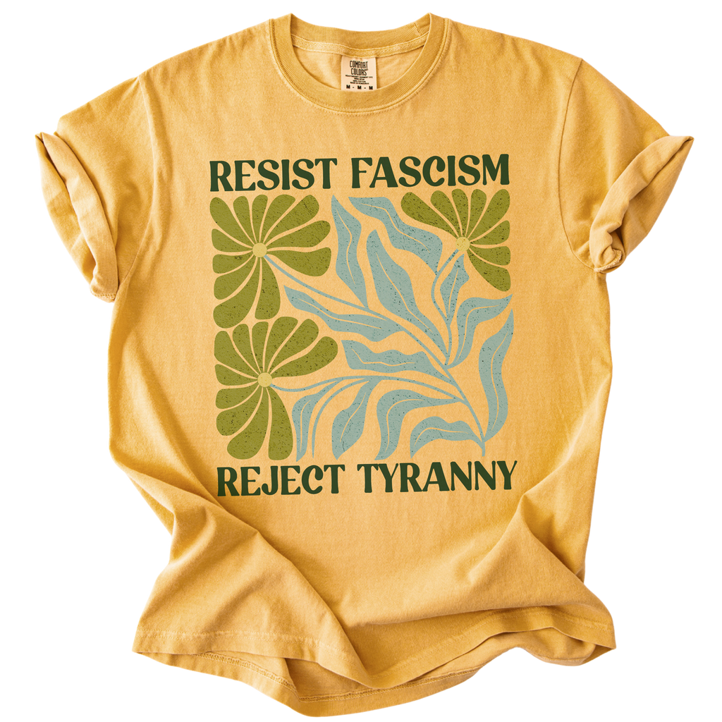 Resist Fascism Reject Tyrany Tee
