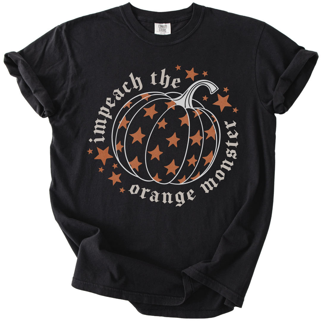 Impeach The Orange Monster Pumpkin Tee