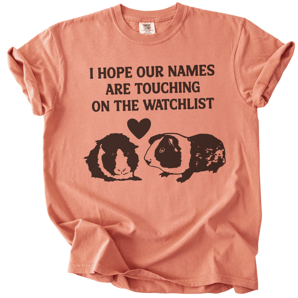 I Hope Our Names Are Touching On The Watchlist Tee