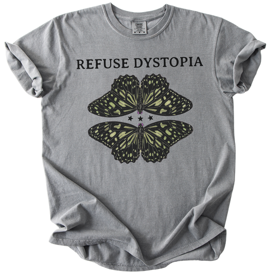 Refuse Dystopia Butterfly Tee