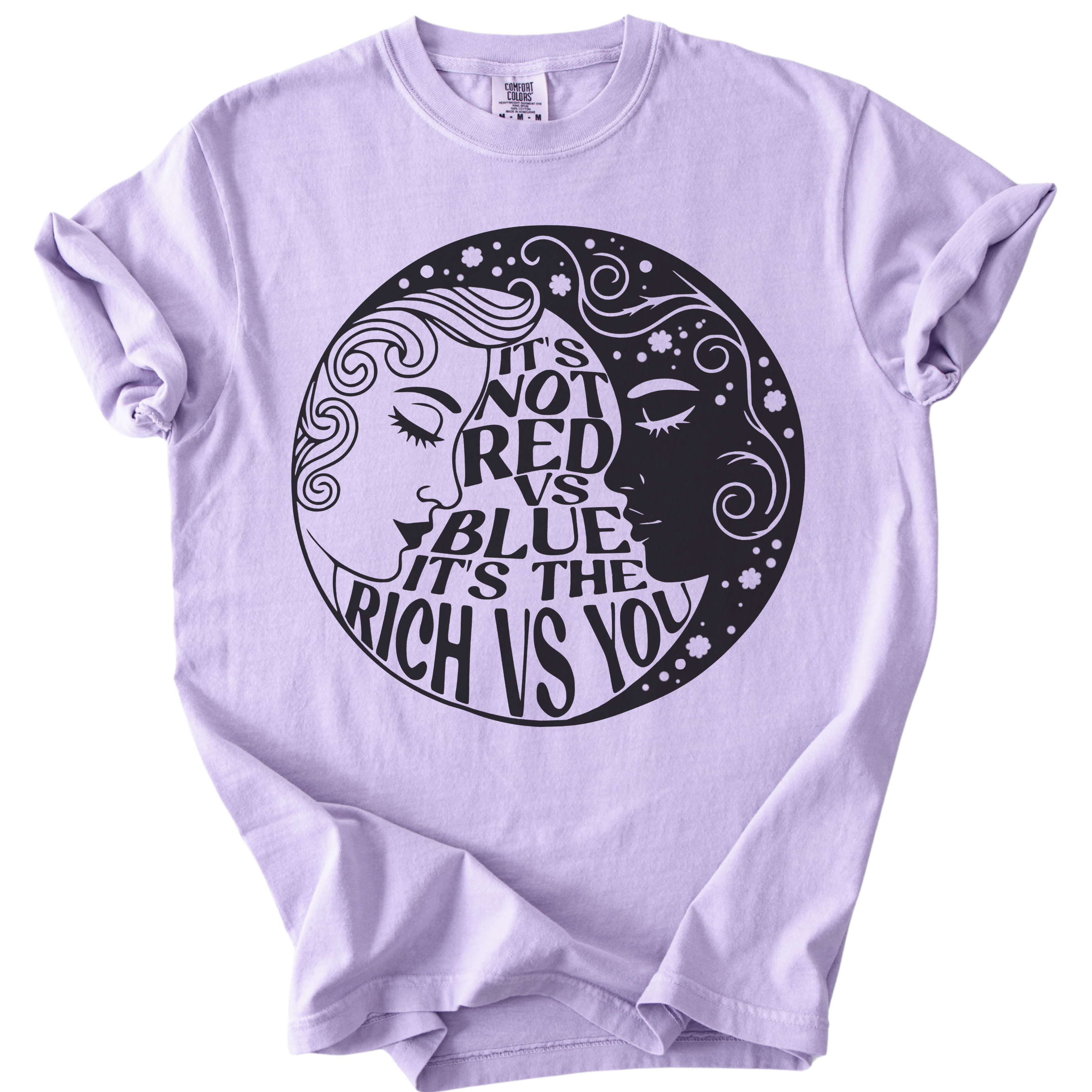 Not Red Vs Blue It's Rich Vs You Tee